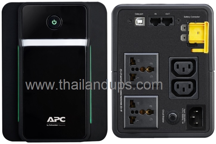 apc bx950mi-ms เป้นเครื่องสำรองไฟ ที่มาแทน apc bx950u-ms พร้อมกับ outlet ที่เป็น universal outlet ใช้งานง่าย  และที่สำคัญ มี port usb 